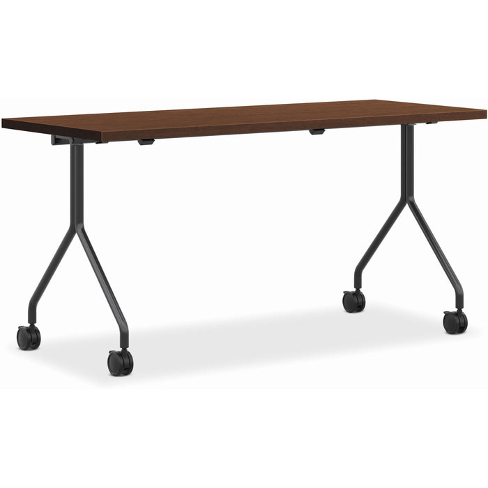 HON Between HMPT2472NS Nesting Table - Rectangle Top - 4 Seating Capacity x 72" Width x 24" Depth - Shaker Cherry - 1 Each
