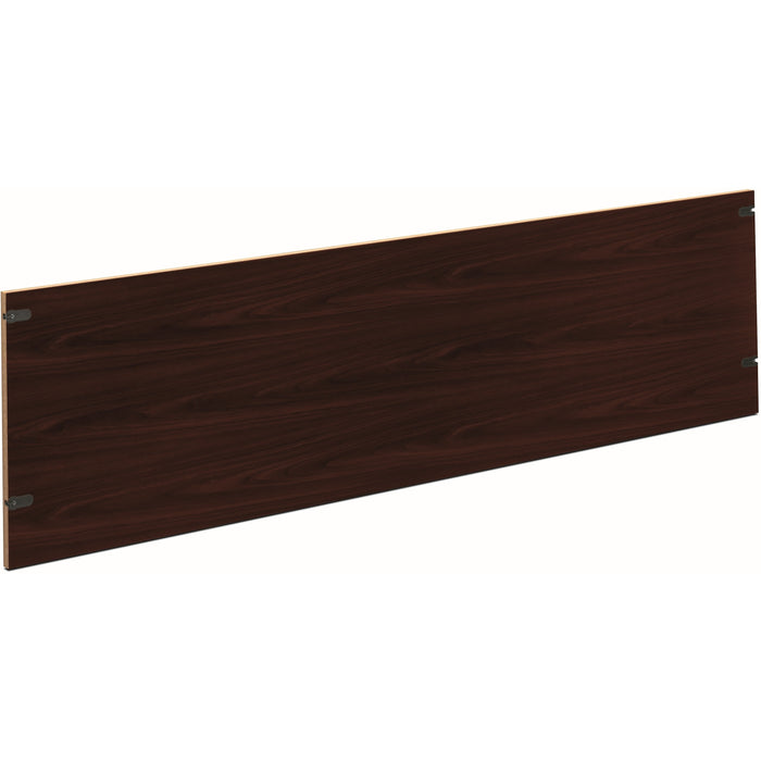 HON 10500 H105856 Back Enclosure - 18.6" Height x 69.8" Width x 0.7" Depth - Flat Edge - Finish: Mahogany - Rugged, Scratch Resistant, Spill Resistant, Stain Resistant, Liquid Resistant, Durable, Cord Management - For Workstation, Office, Desk - 1 Each