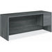 HON 10500 H10545R Pedestal Credenza - 29.5" Height x 72" Width x 24" Depth - Total Drawer(s): 2Right Side - Finish: Sterling Ash - Rugged, Scratch Resistant, Spill Resistant, Stain Resistant, Liquid Resistant, Wear Resistant, Tear Resistant, Durable - For