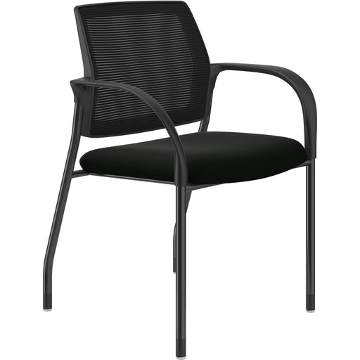 HON Ignition Chair - Black Seat Color - Fabric Seat Material - Black Back Color - Mesh Back Material - Black Frame Color - Steel Frame Material - Black - Armrest - 1 Each