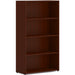 HON Mod HLPLBC3013B4 Book Case - 53" Height x 30" Width x 13" Depth - 4 Shelve(s) - 2 Adjustable Shelf(ves) - Finish: Mahogany - Adjustable Shelf, Durable, Laminated, Scratch Resistant, Spill Resistant, Stain Resistant - 1 Each