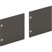HON Mod HLPLDR66LM Door - x 66" Width - Finish: Slate Teak - 1 Set