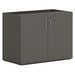 HON Mod HLPLSC3620 Storage Cabinet - 29" Height x 36" Width x 20" Depth - Finish: Slate Teak - 1 Each