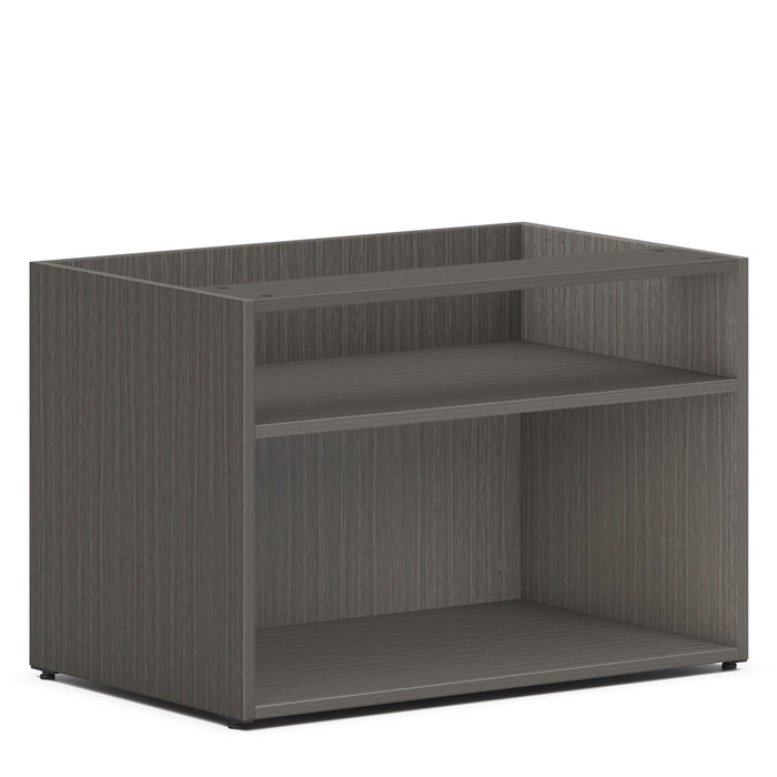 HON Mod HLPLCL3020S Credenza - 21" Height x 30" Width x 20" Depth - Finish: Slate Teak - 1 Each