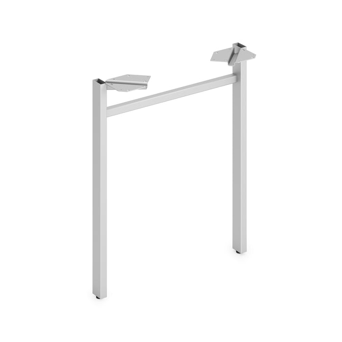 HON Mod HLPLLEG24U Worksurface U-Leg - x 24" Width - Finish: Silver - 1 Each