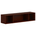 HON Mod Wall Mounted Storage - Rectangle - 13.5" Height x 60" Width x 14" Depth - Finish: Traditional Mahogany - 1 Each