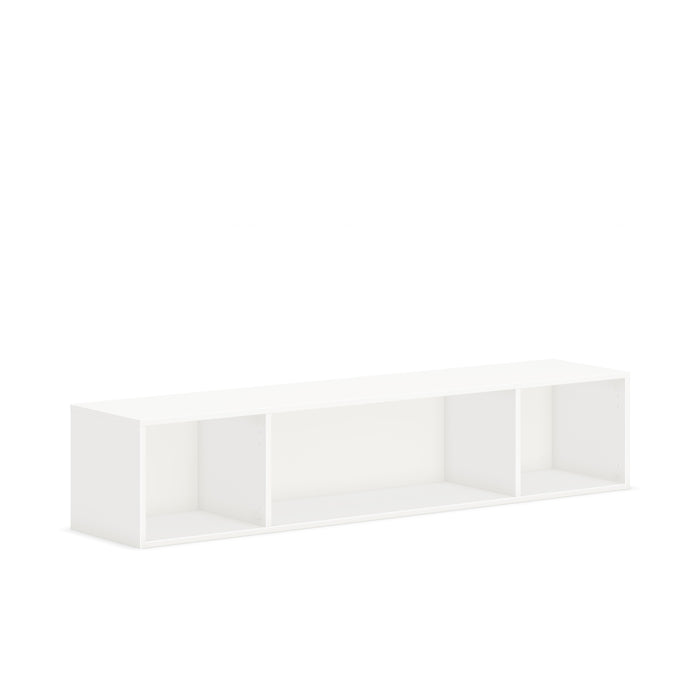 HON Mod Wall Mounted Storage - Rectangle - 13.5" Height x 66" Width x 14" Depth - Finish: Simply White - 1 Each
