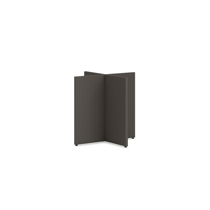 HON Mod HLPLTBL48BASE Conference Table Base - Finish: Slate Teak - 1 Each