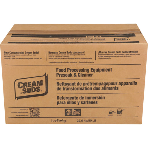 JoySuds Cream Suds Food Equipment Cleaner - Concentrate - 800 oz (50 lb) - Brown - 1 Carton