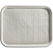 Savaday® 1" Deep Molded Fiber Trays - Food - White - Molded Fiber Body - 1 Carton