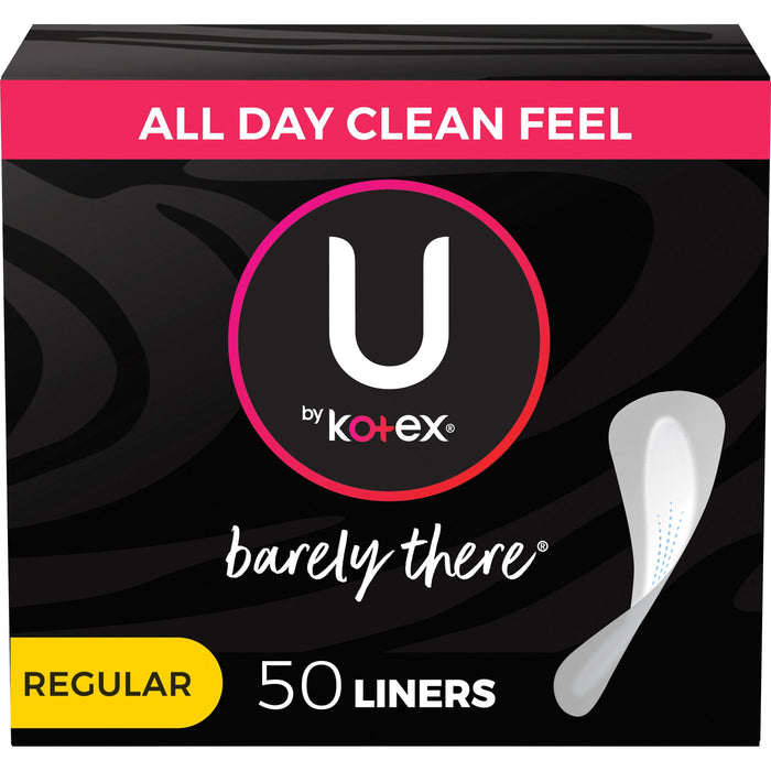 U by Kotex Kimberly-Clark Kotex Wrapped Panty Liners - Regular - Individually Wrapped - 50/Box - 1 Each