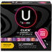 Kimberly-Clark U by Kotex Click Tampon Regular - Regular - Anti-leak, Fragrance-free, Comfortable, Unscented - 16 / Box