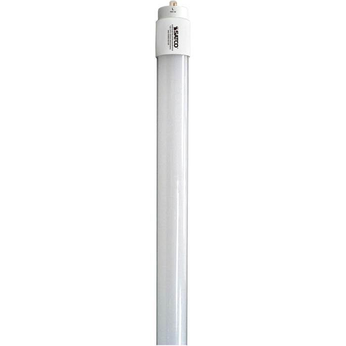 Satco 40W T8 4000K LED Tube Light - 40 W - 120 V AC, 277 V AC - 5500 lm - Tubular - T8 Size - White - Cool White Light Color - Fa8 Base - 50000 Hour - 4000°K Color Temperature - 210° Beam Angle - Shatter Proof, Ballast-free - 10 / Carton