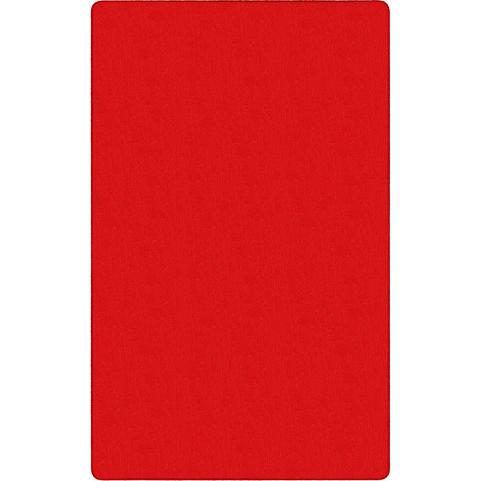 Flagship Carpets Americolors Solid Color Rug - Floor Rug - Traditional - 15 ft Length x 12 ft Width - Rectangle - Rowdy Red - Nylon, Yarn