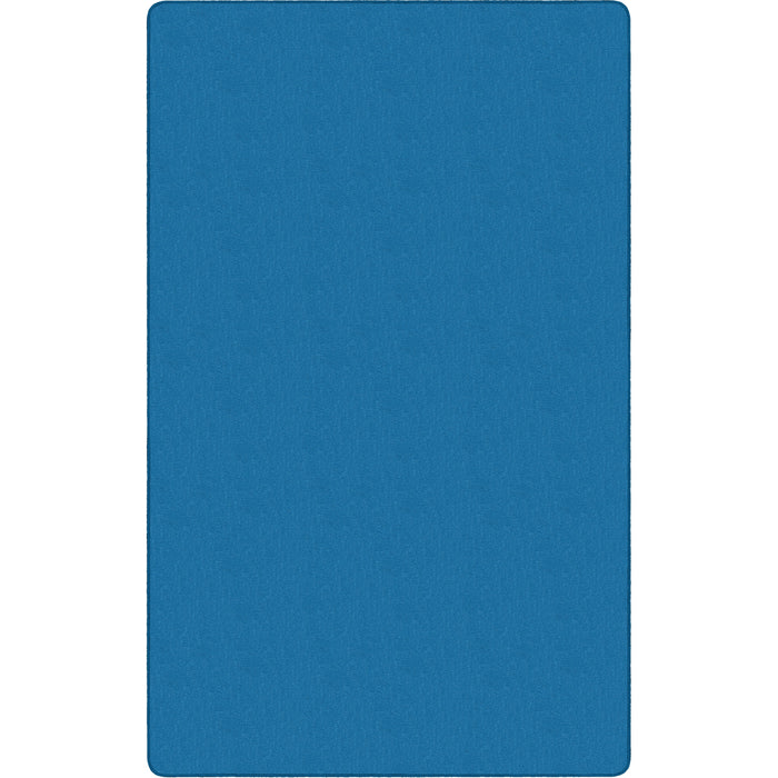 Flagship Carpets Americolors Solid Color Rug - Floor Rug - Traditional - 18 ft Length x 12 ft Width - Rectangle - Blue Bird - Nylon, Yarn