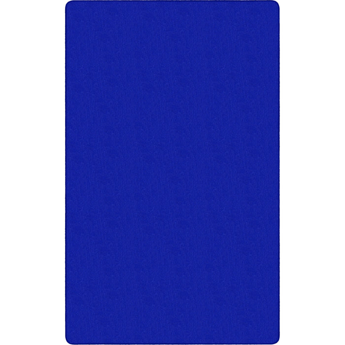 Flagship Carpets Americolors Solid Color Rug - Floor Rug - Traditional - 18 ft Length x 12 ft Width - Rectangle - Royal Blue - Nylon, Yarn