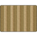 Flagship Carpets Basketweave Stripes Classroom Rug - Floor Rug - 72" Length x 100.80" Width - Rectangle - Natural - Nylon