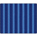 Flagship Carpets Basketweave Stripes Classroom Rug - Floor Rug - 10.60 ft Length x 13.20 ft Width - Rectangle - Blue - Nylon