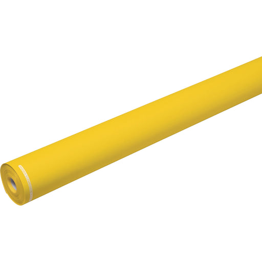 Flameless Flame-Retardant Paper - Classroom, Office, Mural, Banner, Bulletin Board - 48" Width x 100 ft Length - Sunrise Yellow - 1 Roll