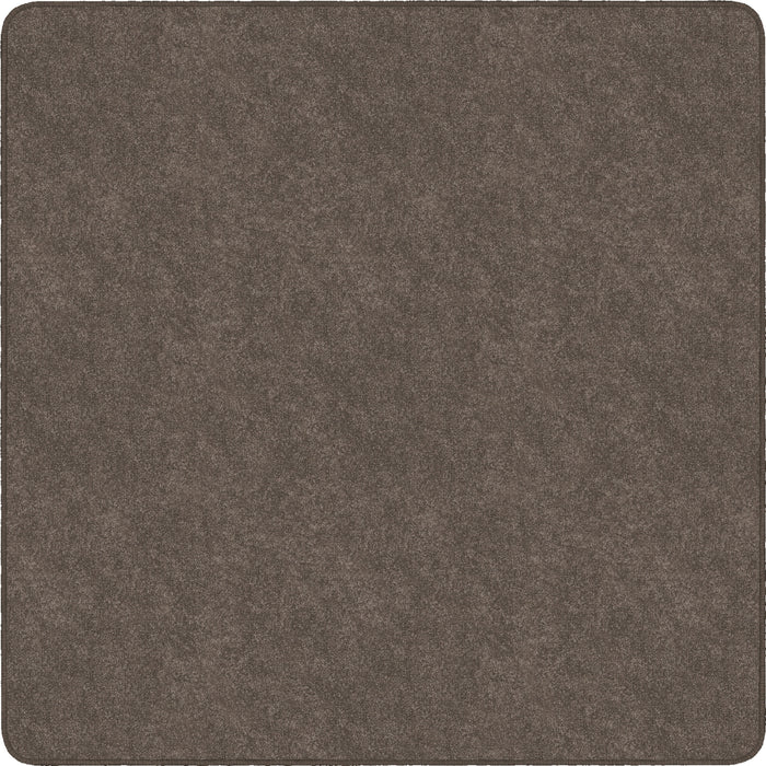 Flagship Carpets Amerisoft Solid Color Rug - 12 ft Length x 12 ft Width - Square - Wheat - Nylon, Polyester