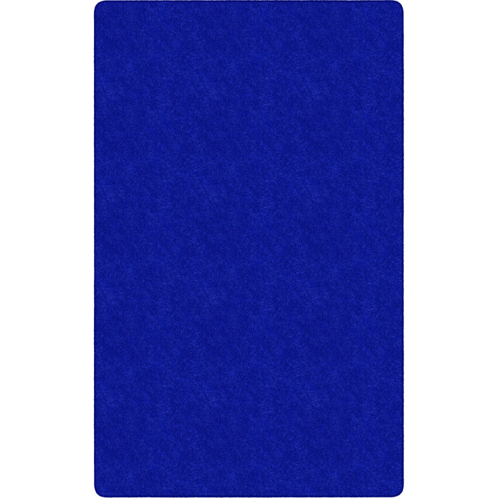 Flagship Carpets Amerisoft Solid Color Rug - 15 ft Length x 12 ft Width - Rectangle - Royal Blue - Nylon, Polyester