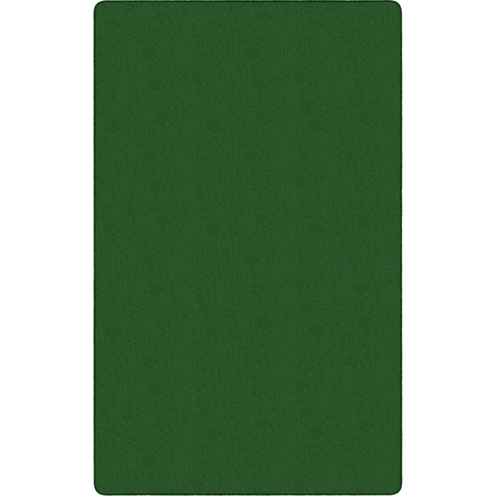 Flagship Carpets Americolors Solid Color Rug - Floor Rug - Traditional - 72" Length x 48" Width - Rectangle - Clover - Nylon, Yarn