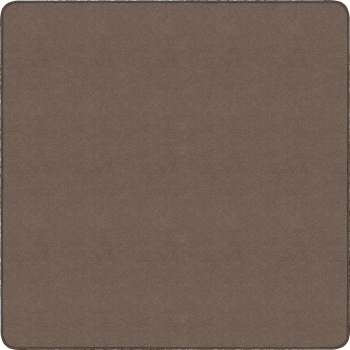 Flagship Carpets Ameristrong Solid Color Rug - Floor Rug - Traditional - 12 ft Length x 12 ft Width - Square - Almond - Fiber, Nylon
