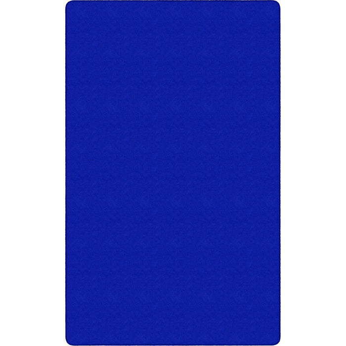 Flagship Carpets Ameristrong Solid Color Rug - Floor Rug - Traditional - 12 ft Length x 91.20" Width - Rectangle - Royal Blue - Nylon