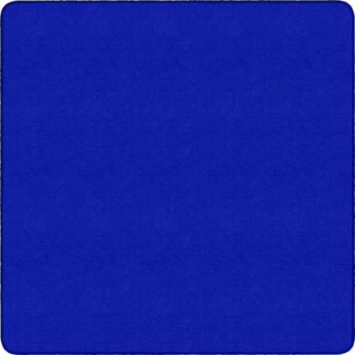 Flagship Carpets Ameristrong Solid Color Rug - Floor Rug - Traditional - 12 ft Length x 12 ft Width - Square - Royal Blue - Fiber, Nylon
