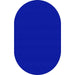 Flagship Carpets Ameristrong Solid Color Rug - Floor Rug - Traditional - 91.20" Length x 12 ft Width - Oval - Royal Blue - Fiber, Nylon