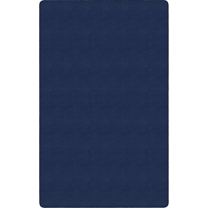 Flagship Carpets Ameristrong Solid Color Rug - Floor Rug - Traditional - 12 ft Length x 15 ft Width - Rectangle - Navy - Fiber, Nylon