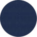 Flagship Carpets Ameristrong Solid Color Rug - Floor Rug - Traditional - 72" Diameter - Round - Navy - Nylon