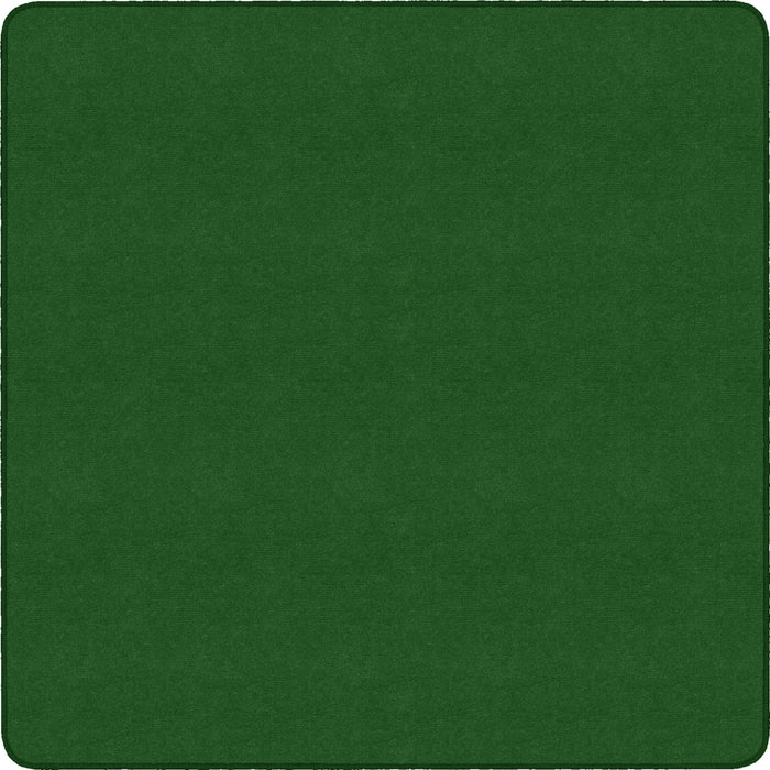 Flagship Carpets Ameristrong Solid Color Rug - Floor Rug - Traditional - 12 ft Length x 12 ft Width - Square - Clover - Fiber, Nylon