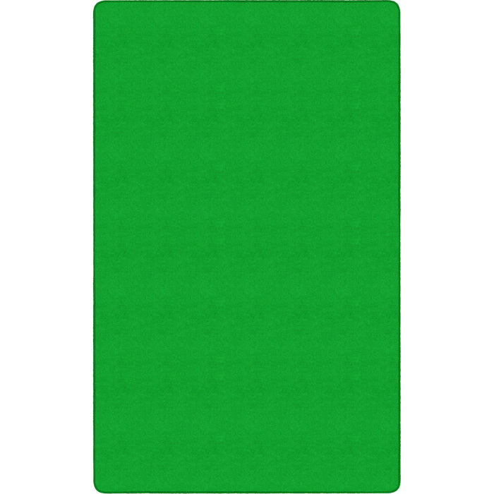 Flagship Carpets Ameristrong Solid Color Rug - Traditional - 12 ft Length x 15 ft Width - Rectangle - Lime Green - Fiber, Nylon
