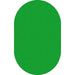 Flagship Carpets Classic Solid Color 12' Oval Rug - Floor Rug - Traditional - 12 ft Length x 90" Width - Oval - Lime Green - Nylon, Yarn