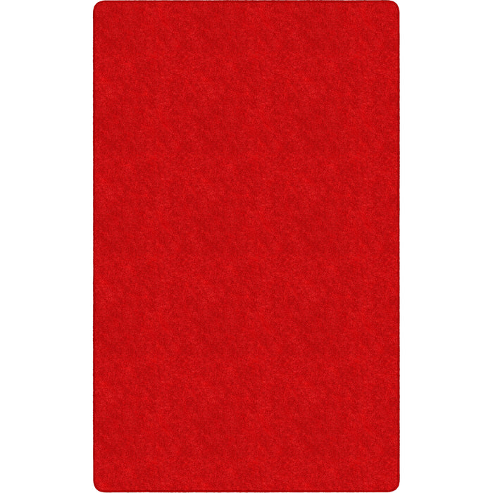 Flagship Carpets Amerisoft Solid Color Rug - 15 ft Length x 12 ft Width - Rectangle - Classic Red - Nylon, Polyester