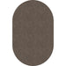 Flagship Carpets Amerisoft Solid Color Rug - 12 ft Length x 90" Width - Oval - Wheat - Nylon, Polyester