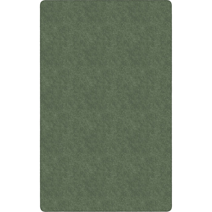 Flagship Carpets Amerisoft Solid Color Rug - 15 ft Length x 12 ft Width - Rectangle - Sage Green - Nylon, Polyester