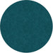 Flagship Carpets Amerisoft Solid Color Rug - 72" Diameter - Round - Marine Blue - Nylon, Polyester