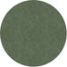Flagship Carpets Amerisoft Solid Color Rug - 72" Diameter - Round - Sage Green - Nylon, Polyester
