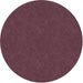Flagship Carpets Amerisoft Solid Color Rug - 72" Diameter - Round - Plum - Nylon, Polyester