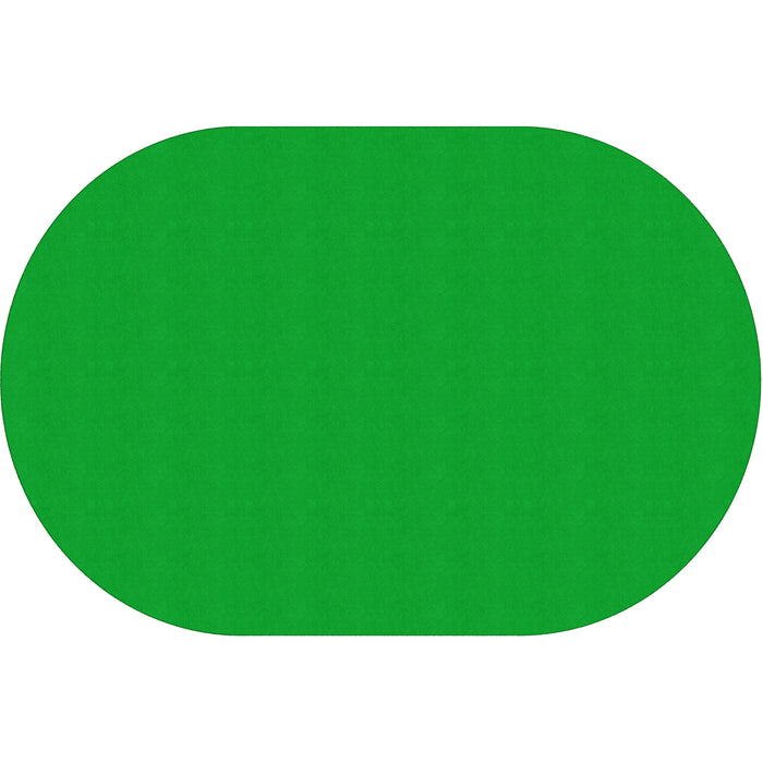 Flagship Carpets Americolors Solid Color Rug - Floor Rug - Traditional - 18 ft Length x 12 ft Width - Rectangle - Lime Green - Nylon, Yarn