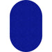 Flagship Carpets Amerisoft Solid Color Rug - 12 ft Length x 90" Width - Oval - Royal Blue - Nylon, Polyester