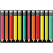 Flagship Carpets Schoolgirl Stylish Brights Rug - 91.20" Length x 12 ft Width - Rectangle - Multi