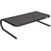 Allsop Large Metal Monitor Stand - 5.25" Height x 18.50" Width x 12.25" Depth - Powder Coated - Metal, Steel - Black - 1 Each
