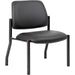 Boss Mid-Back Guest Chair - Black Seat Color - Vinyl Seat Material - Black Back Color - Vinyl Back Material - Black Frame Color - Tubular Steel Frame Material - Mid Back - Four-legged Base - 1 Each
