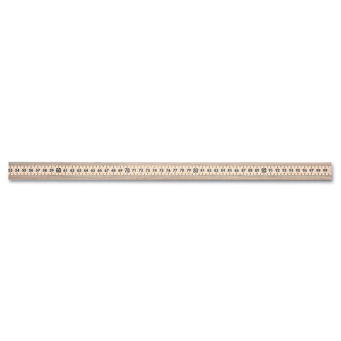 Wooden Meter Stick, 39.5" Long, Natural