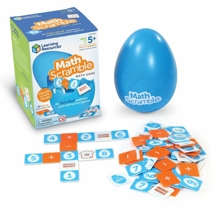 Learning Resources Math Scramble Game - Learning Toy - Theme/Subject: Learning - Multi