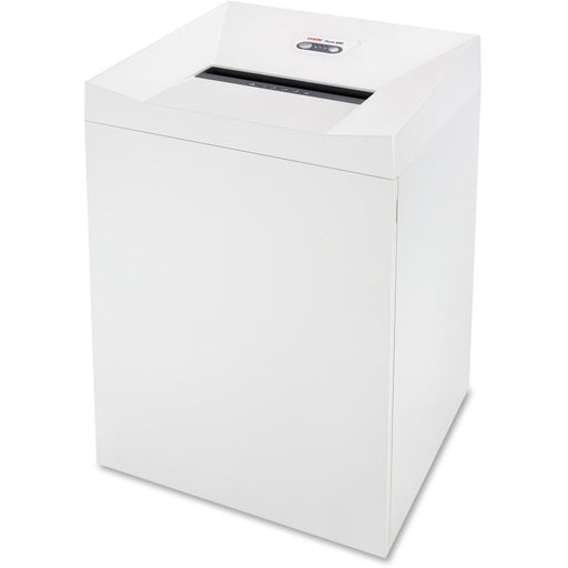 HSM Pure 630 - 3/16" x 1 1/8" - Continuous Shredder - Particle Cut - 22 Per Pass - for shredding Staples, Paper, Paper Clip, Credit Card, CD, DVD - 0.187" x 1.125" Shred Size - P-4/O-3/T-4/E-3/F-1 - 12.20" Throat - 34.30 gal Wastebin Capacity - White - TA