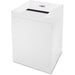 HSM Pure 630 - 3/16" x 1 1/8" - Continuous Shredder - Particle Cut - 22 Per Pass - for shredding Staples, Paper, Paper Clip, Credit Card, CD, DVD - 0.187" x 1.125" Shred Size - P-4/O-3/T-4/E-3/F-1 - 12.20" Throat - 34.30 gal Wastebin Capacity - White - TA